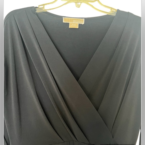 Michael Kors Women’s Black Contemporary Stretchy Midi Dress szPM Minimalist - Picture 6 of 8